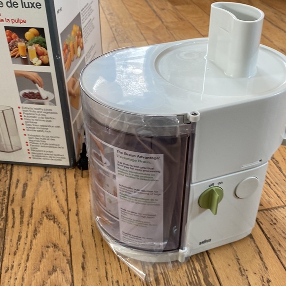 Braun deluxe juice extractor, new in box - Picture 5 of 6